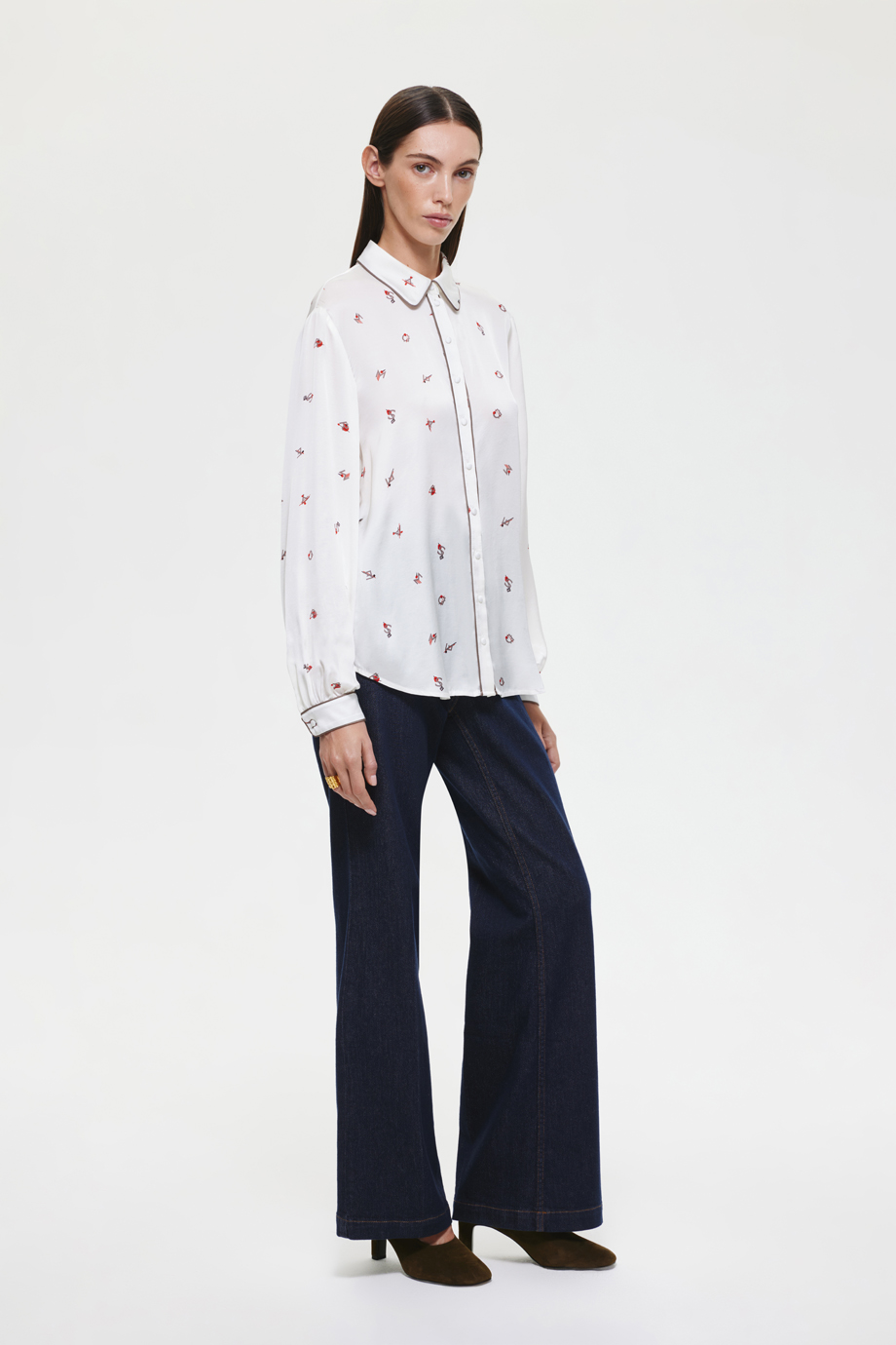 Блузка с принтом