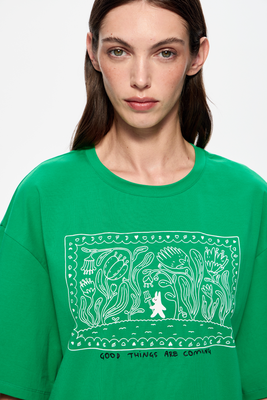 Футболка с принтом