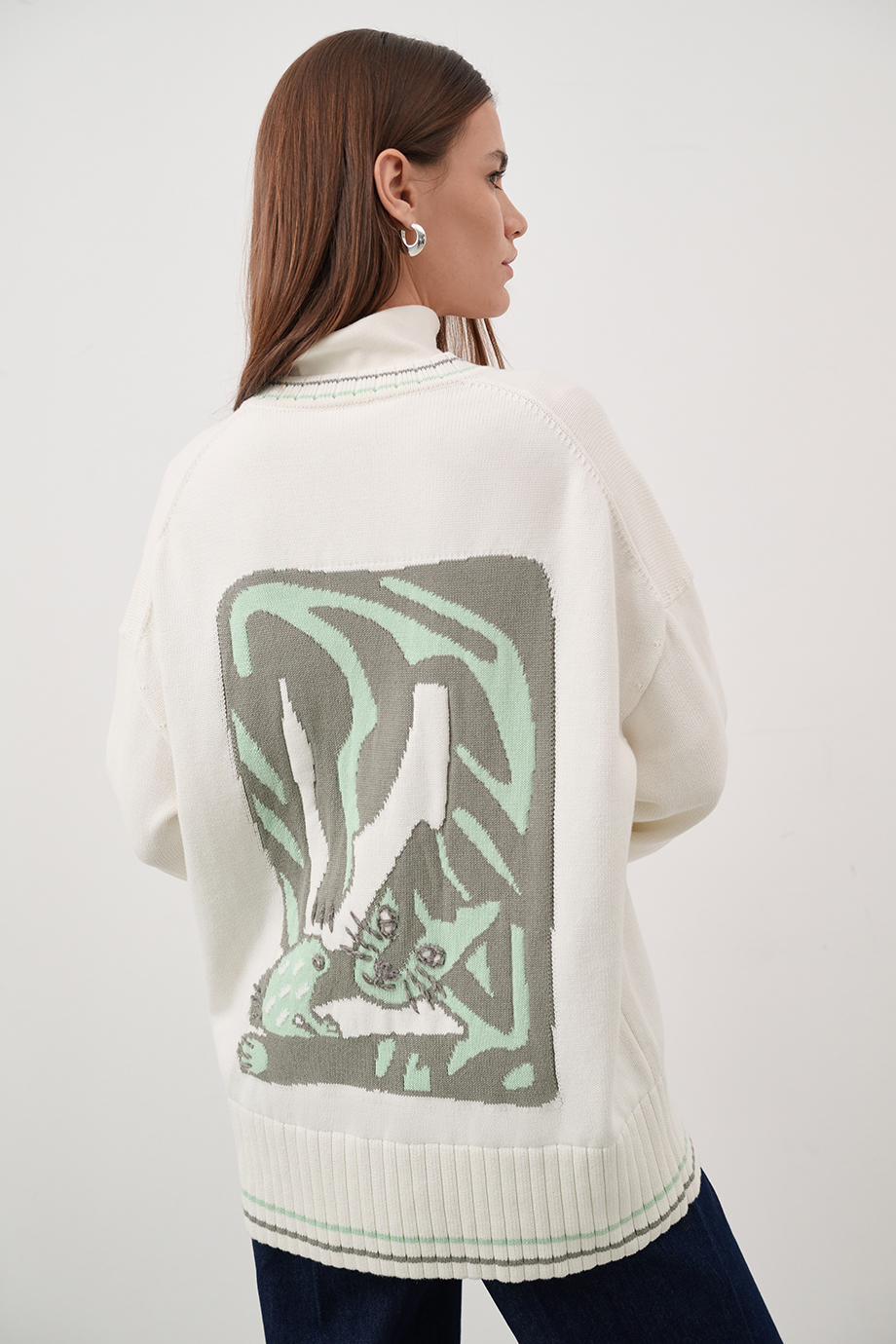 Кардиган с рисунком