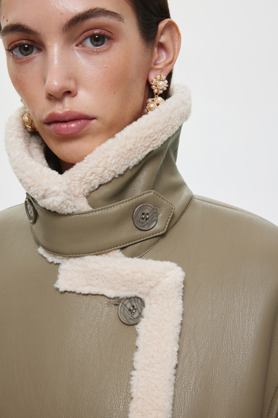 Дубленка из экомеха