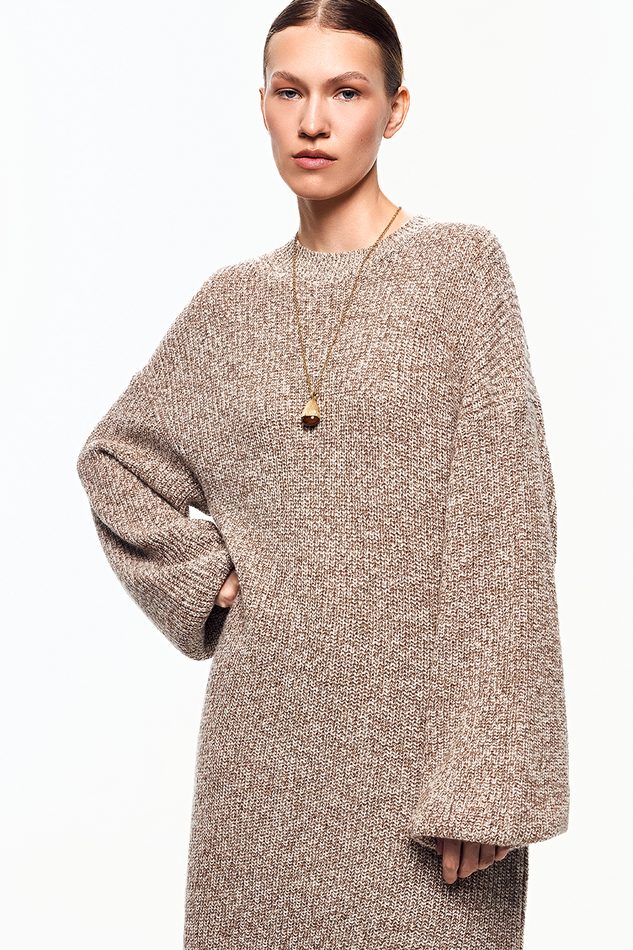 Вязаное платье