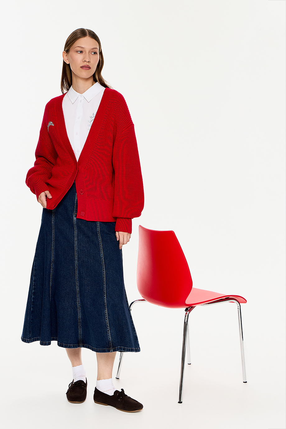 Вязаный кардиган