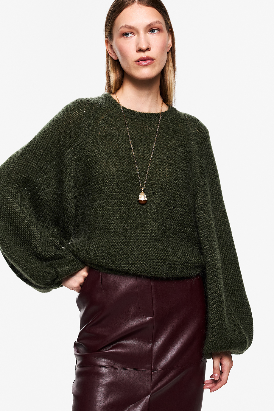 Джемпер из мохера