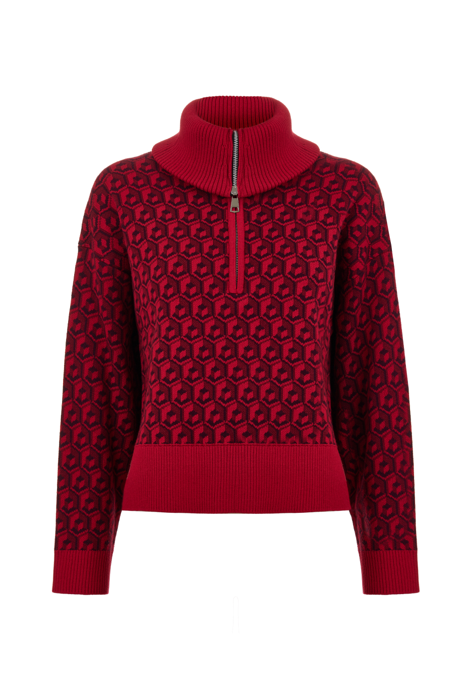 Джемпер с отложным воротником