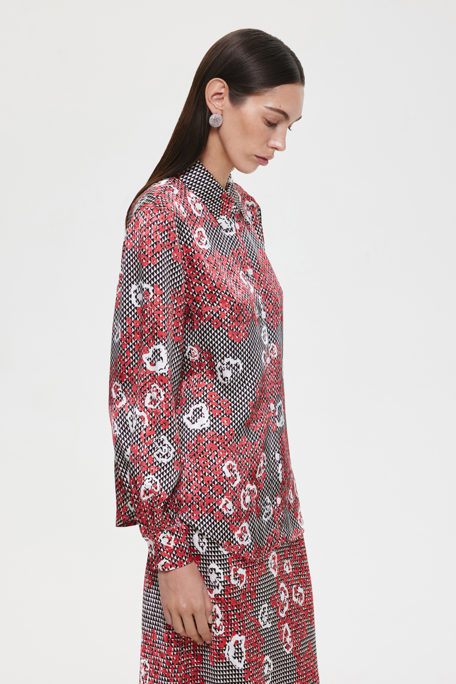 Блузка с принтом