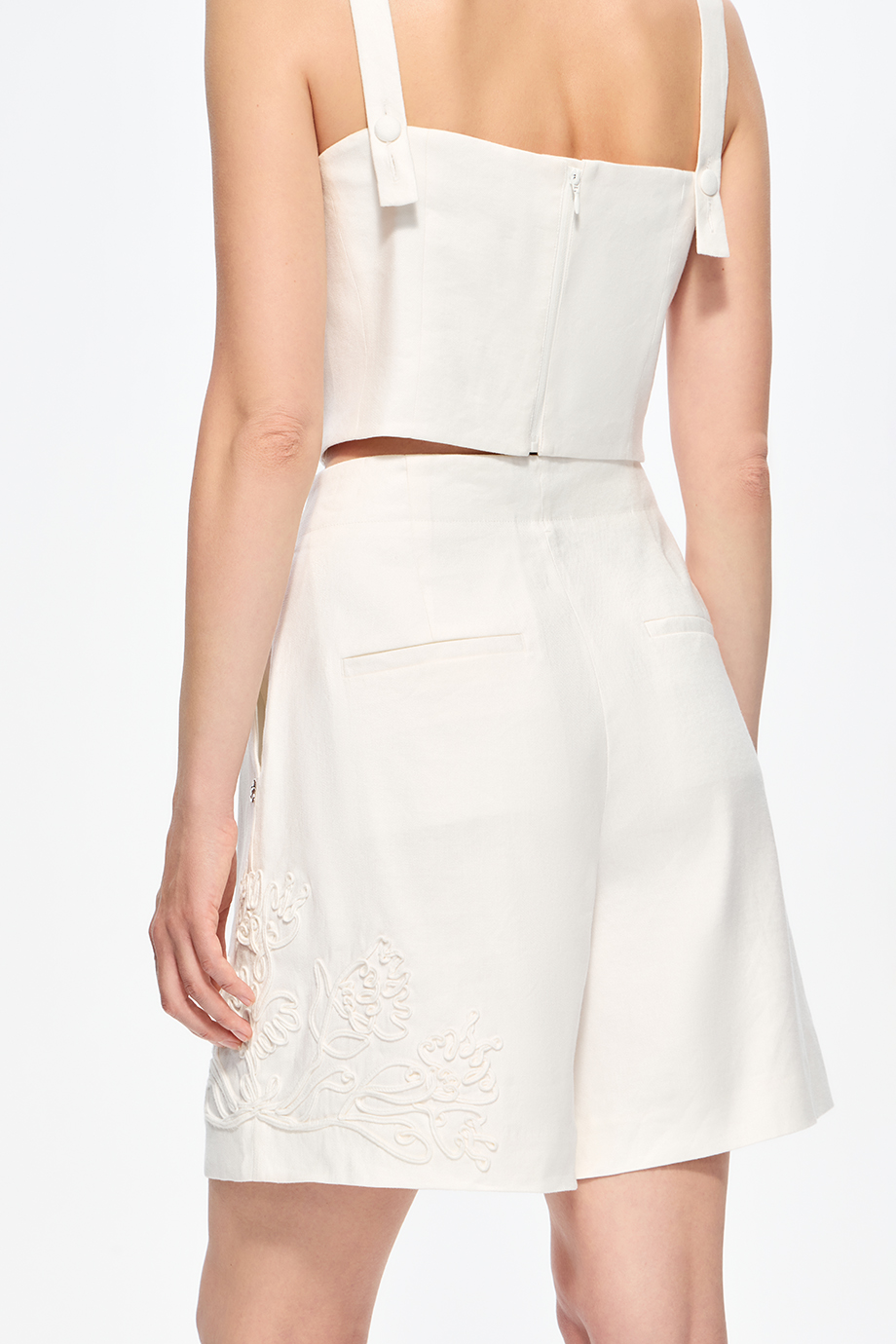 Льняной топ