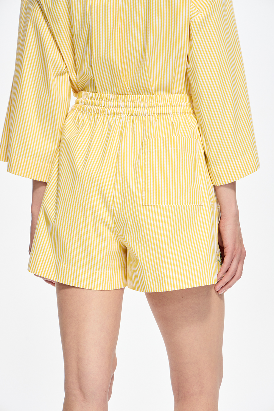 Шорты хлопковые с вышивкой