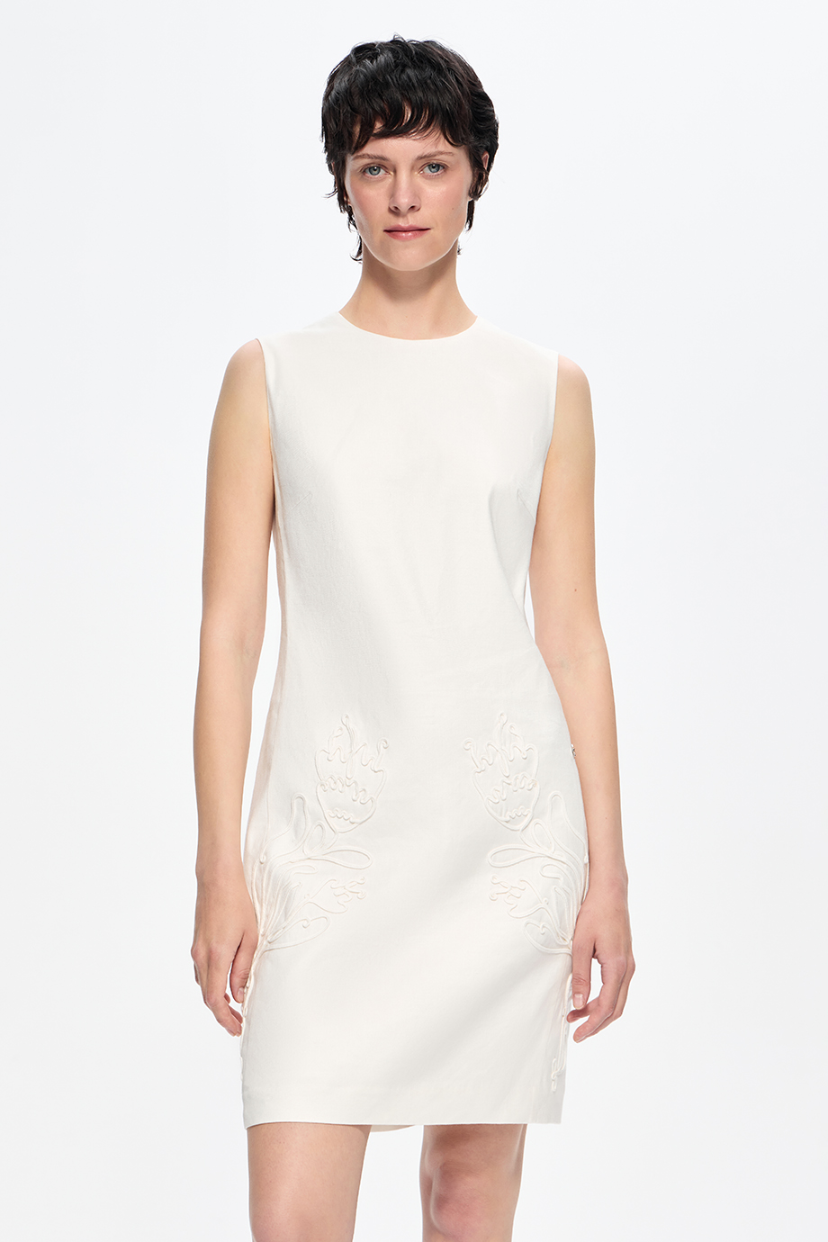 Льняное платье