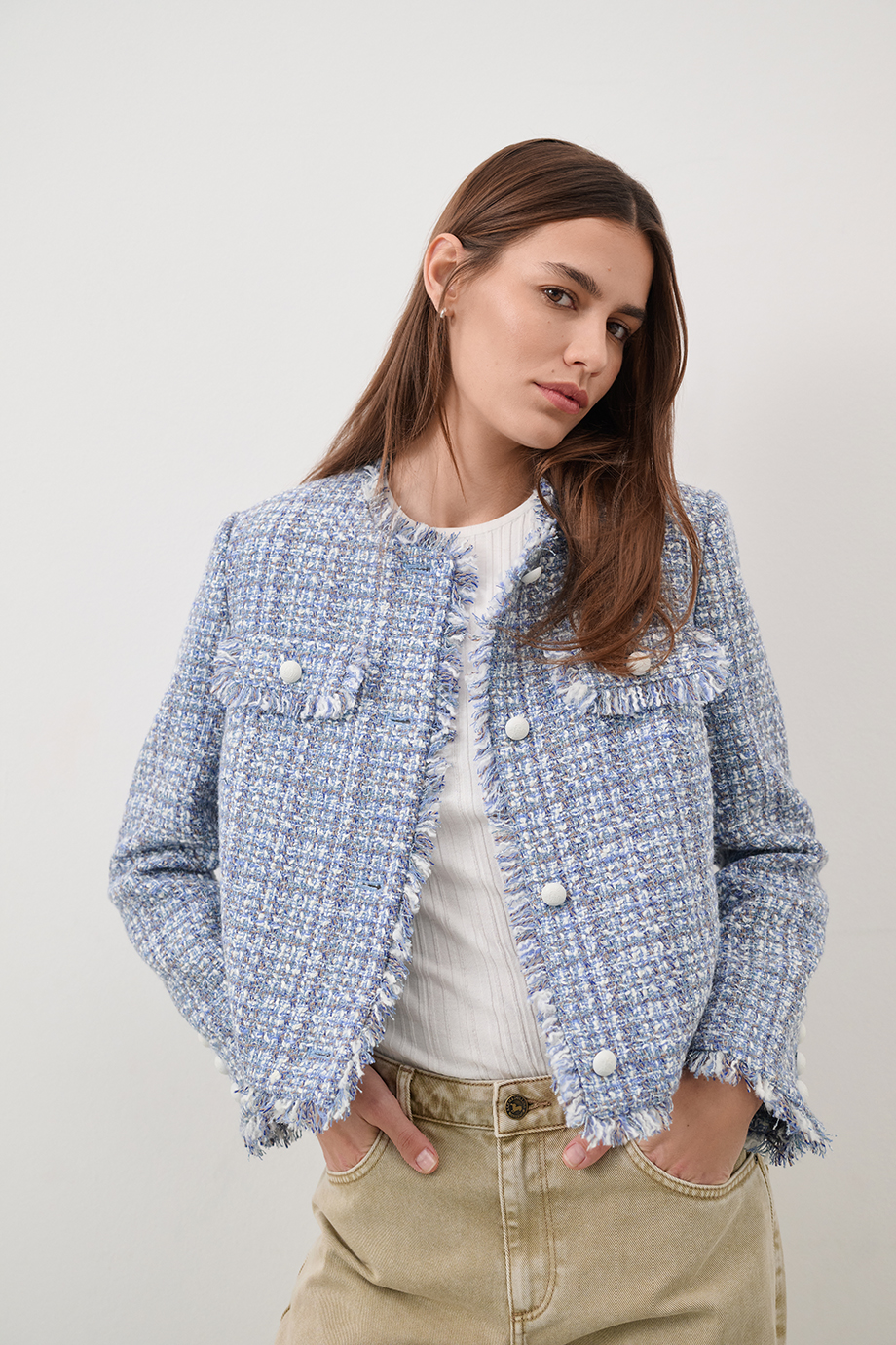 Жакет из твида