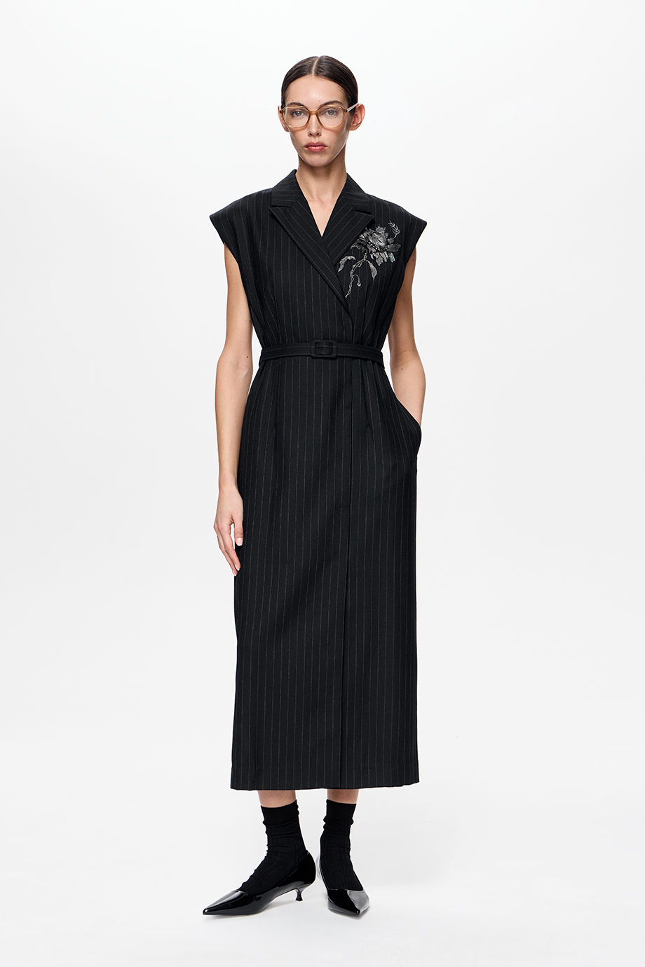 Шерстяное платье