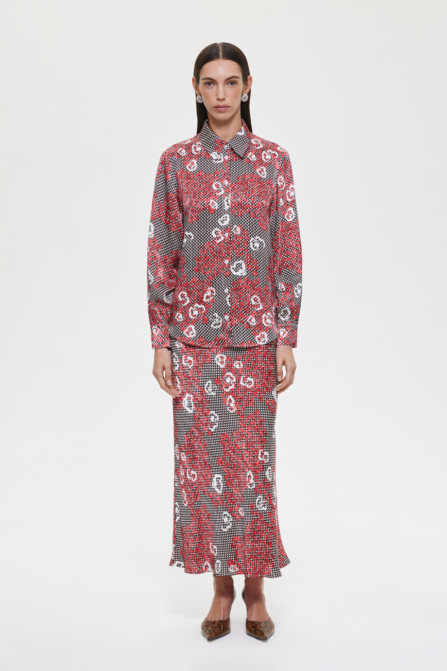 Блузка с принтом