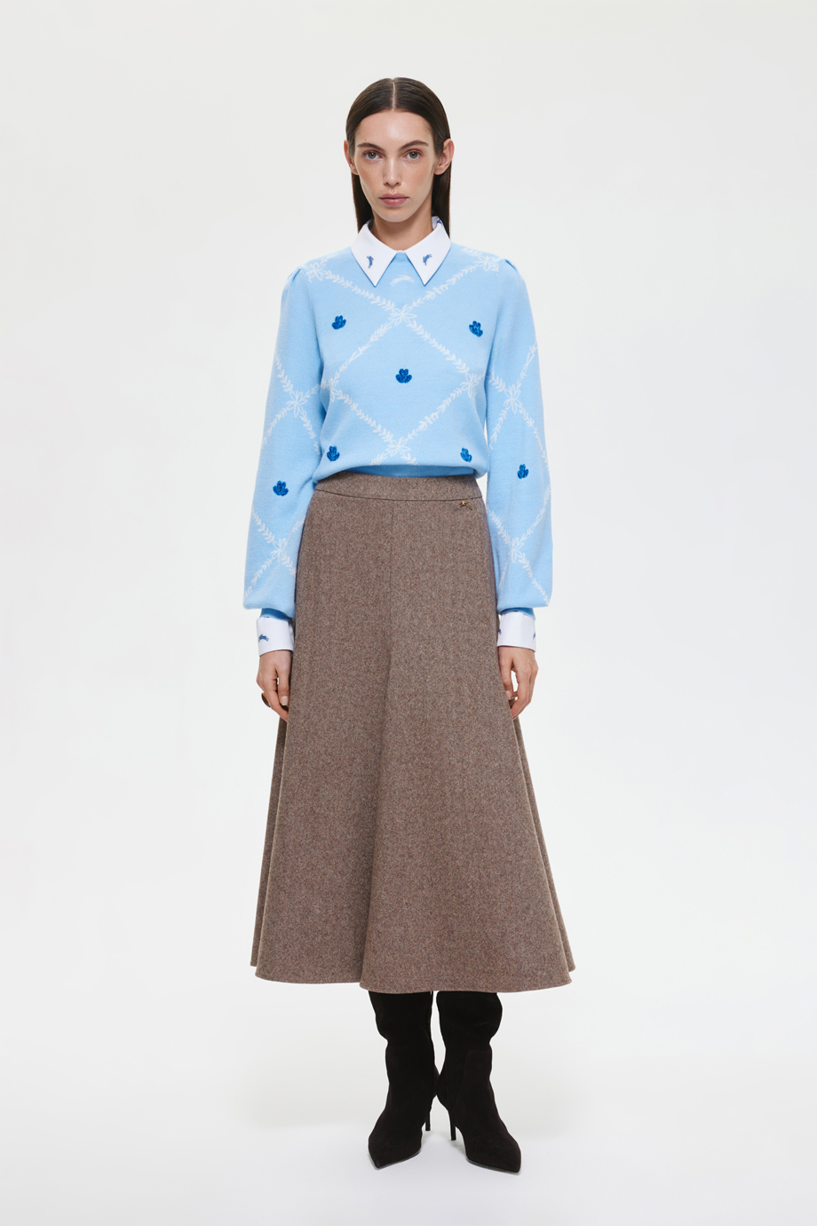 Шерстяная юбка