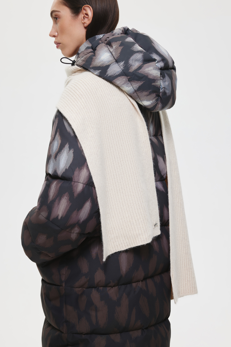 Шарф с ангорой