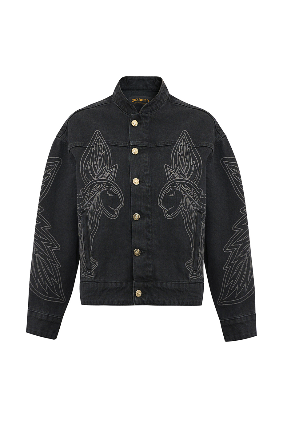 Джинсовая куртка с вышивкой Джинсовая куртка с вышивкой