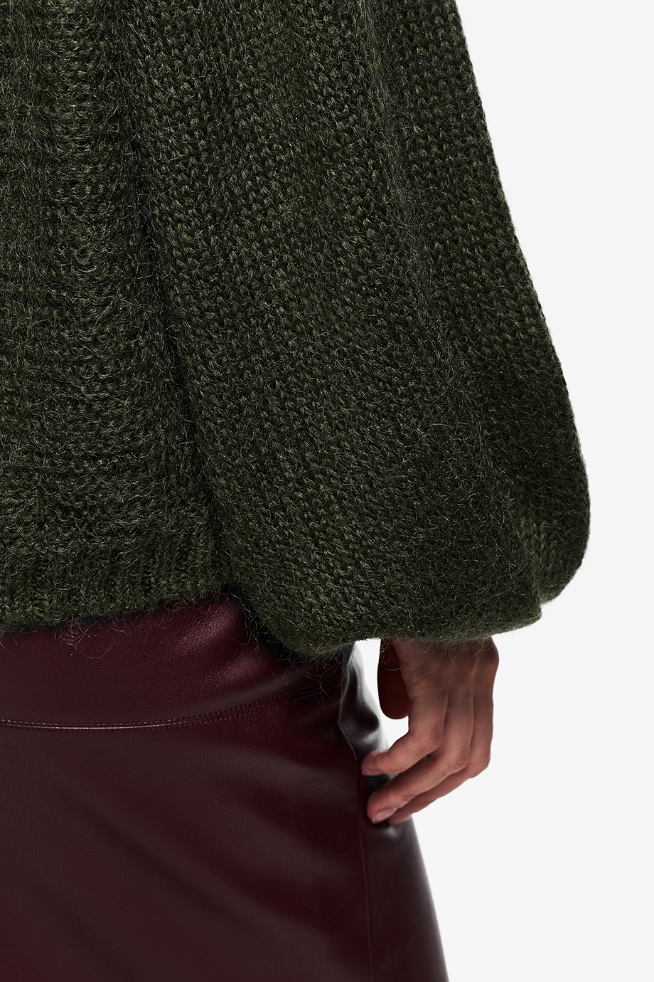 Джемпер из мохера