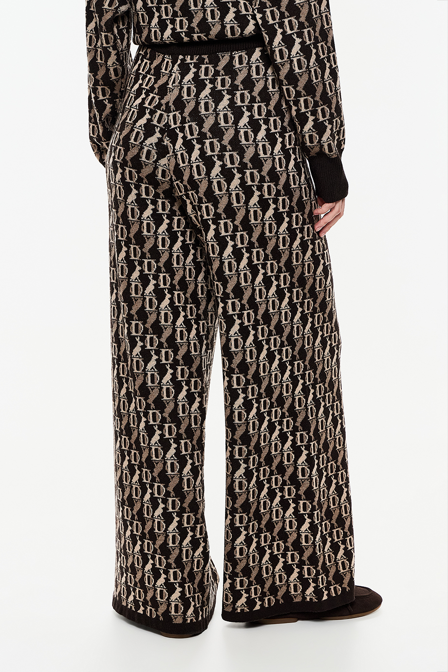 Вязаные брюки