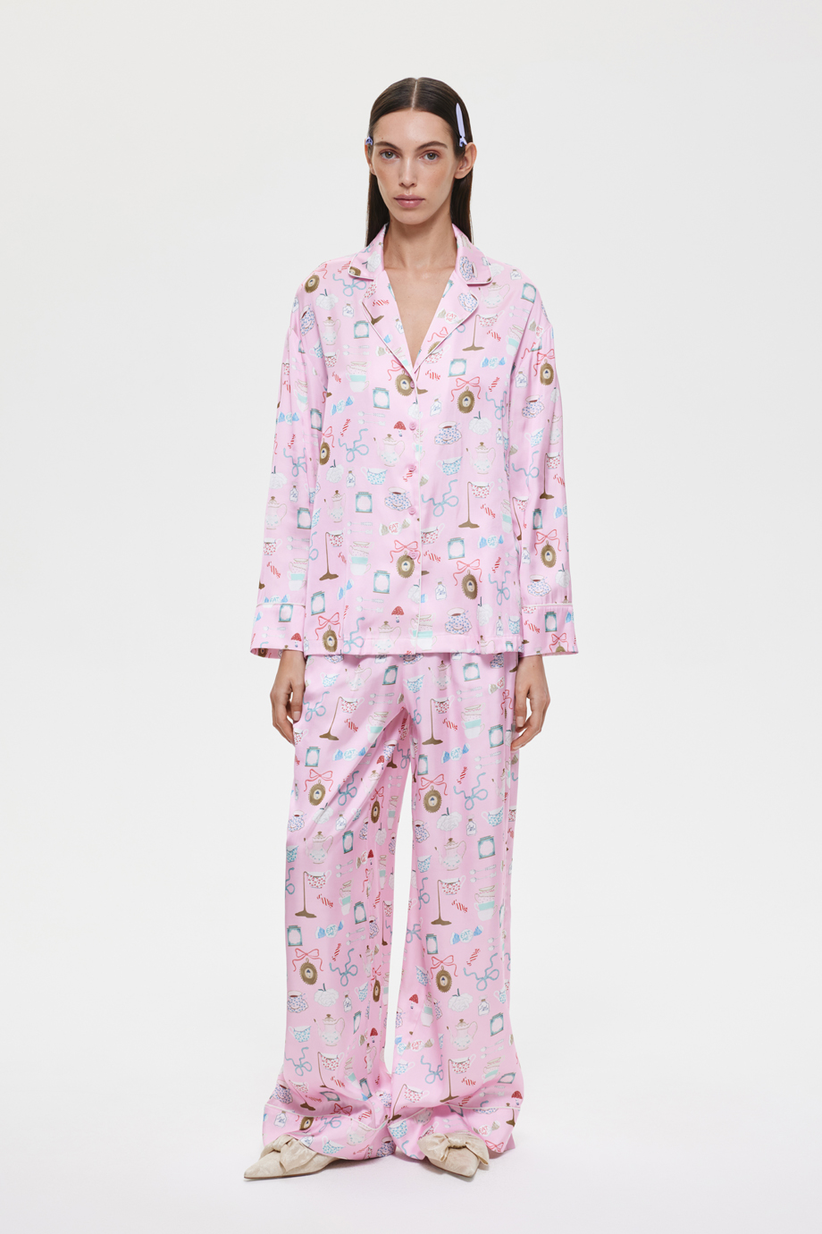 Пижамная блузка