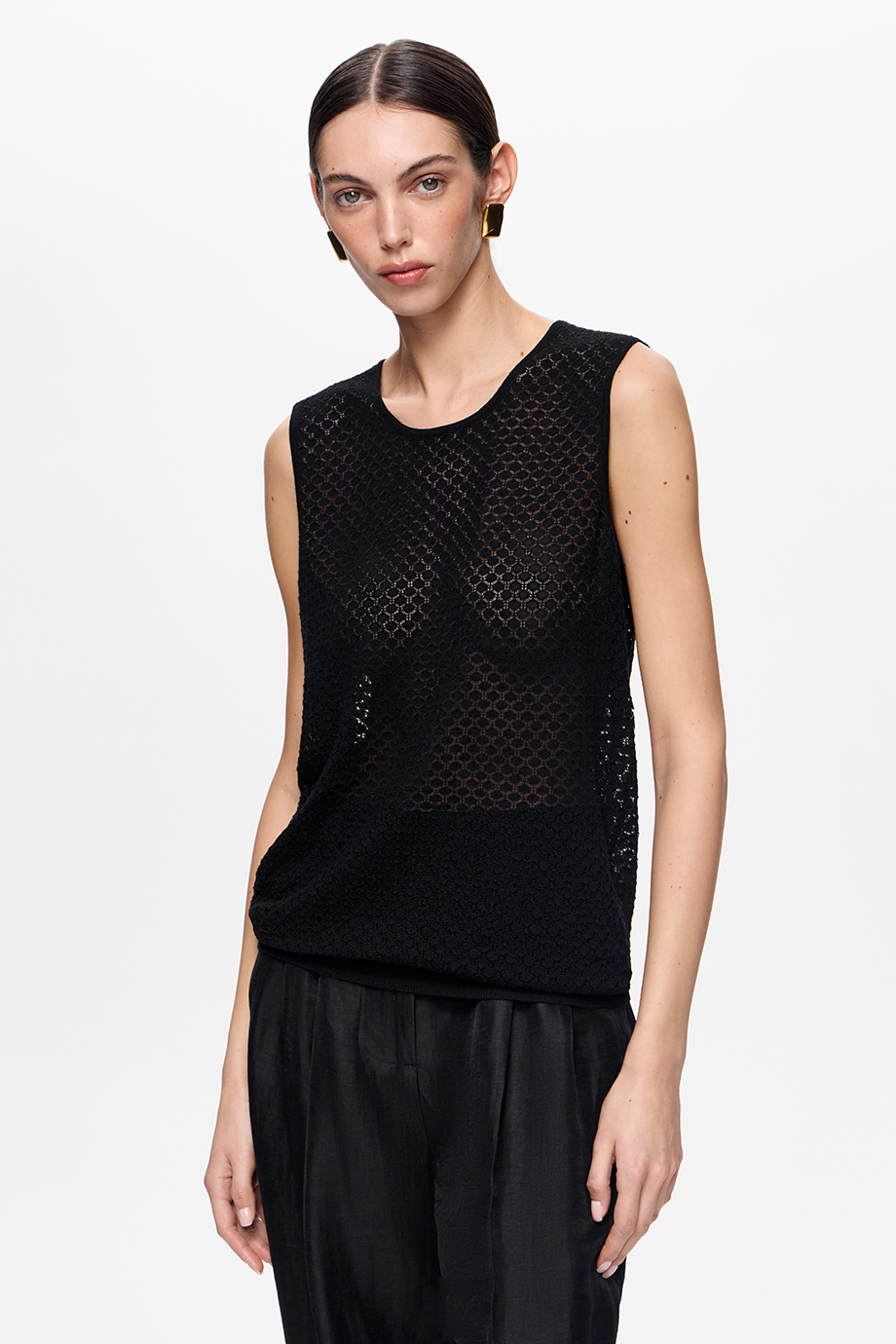 Трикотажный топ