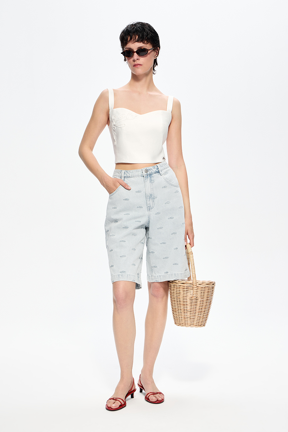 Джинсовые шорты Akhmadullina Dreams 125105090204199/417000