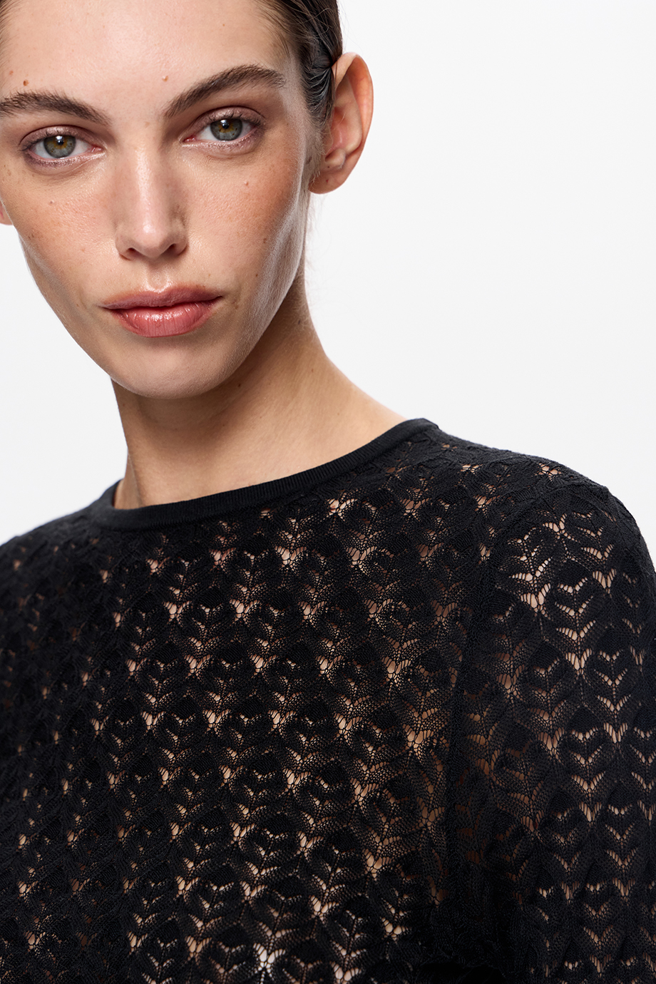 Джемпер ажурный