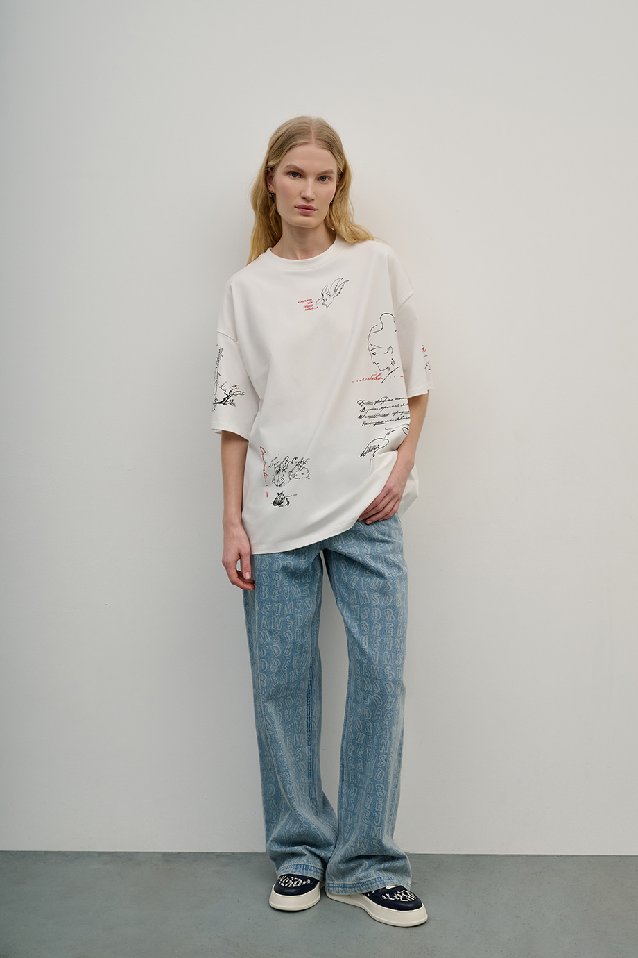 Футболка с принтом