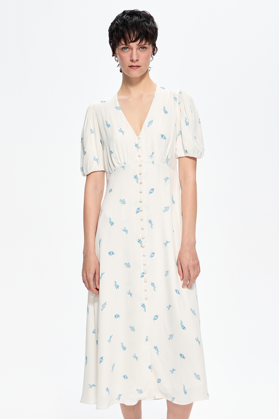 Платье с принтом