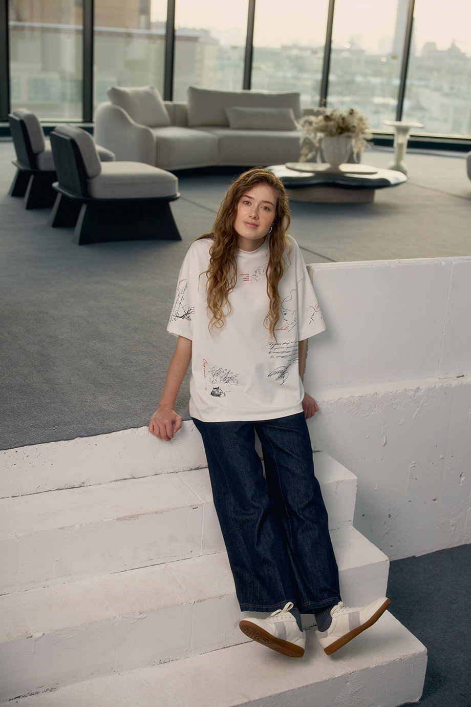 Футболка с принтом