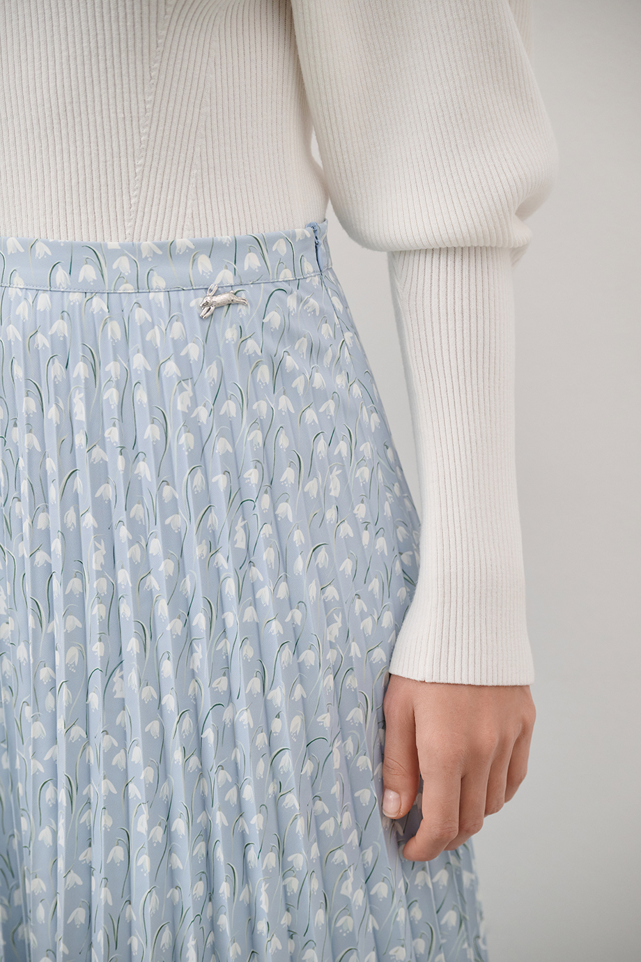 Юбка-плиссе с принтом