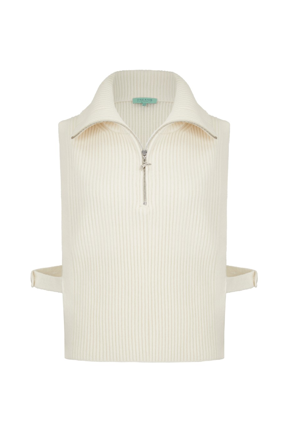 Манишка шерстяная на молнии