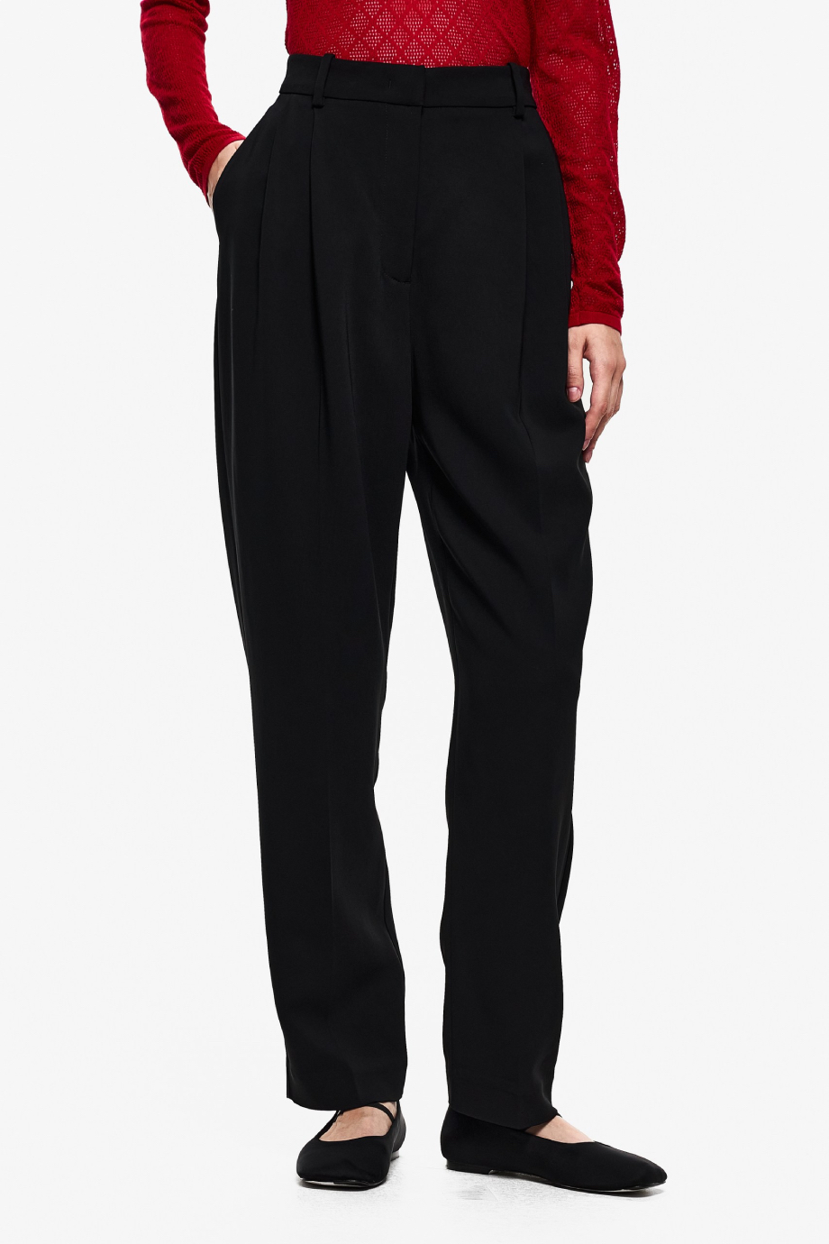 Брюки зауженного кроя