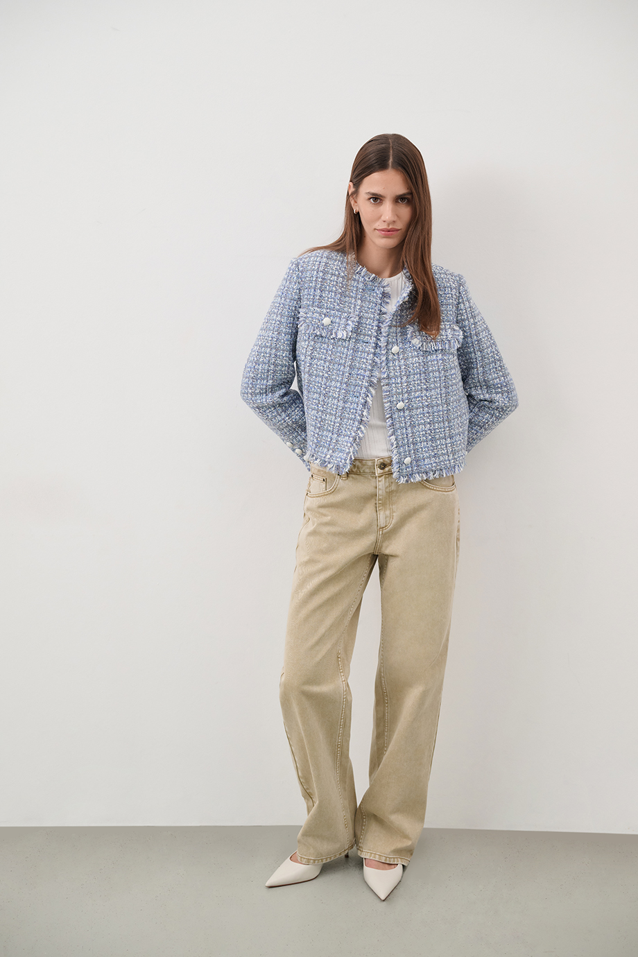 Жакет из твида