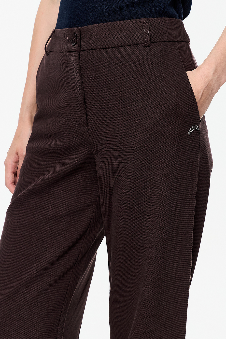 Брюки прямого кроя