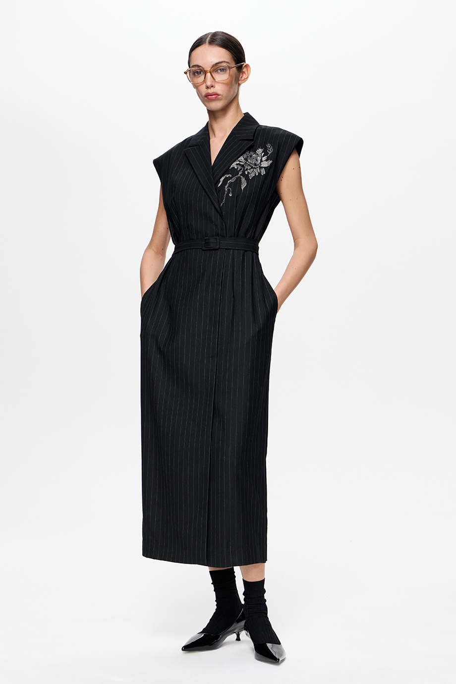 Шерстяное платье