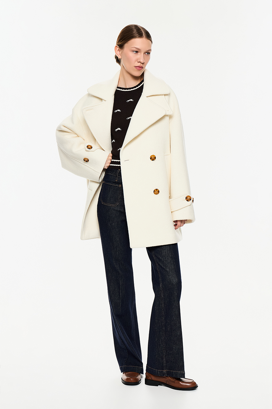 Шерстяное пальто