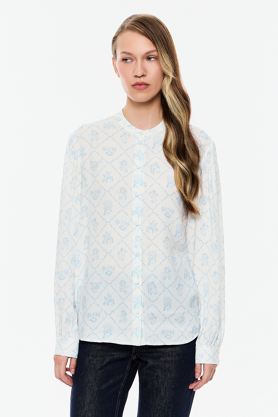 Блузка с принтом