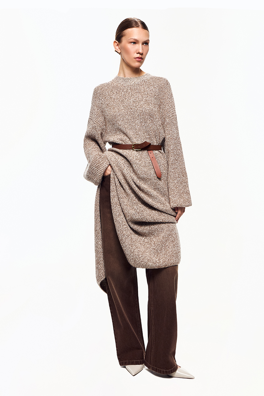 Вязаное платье