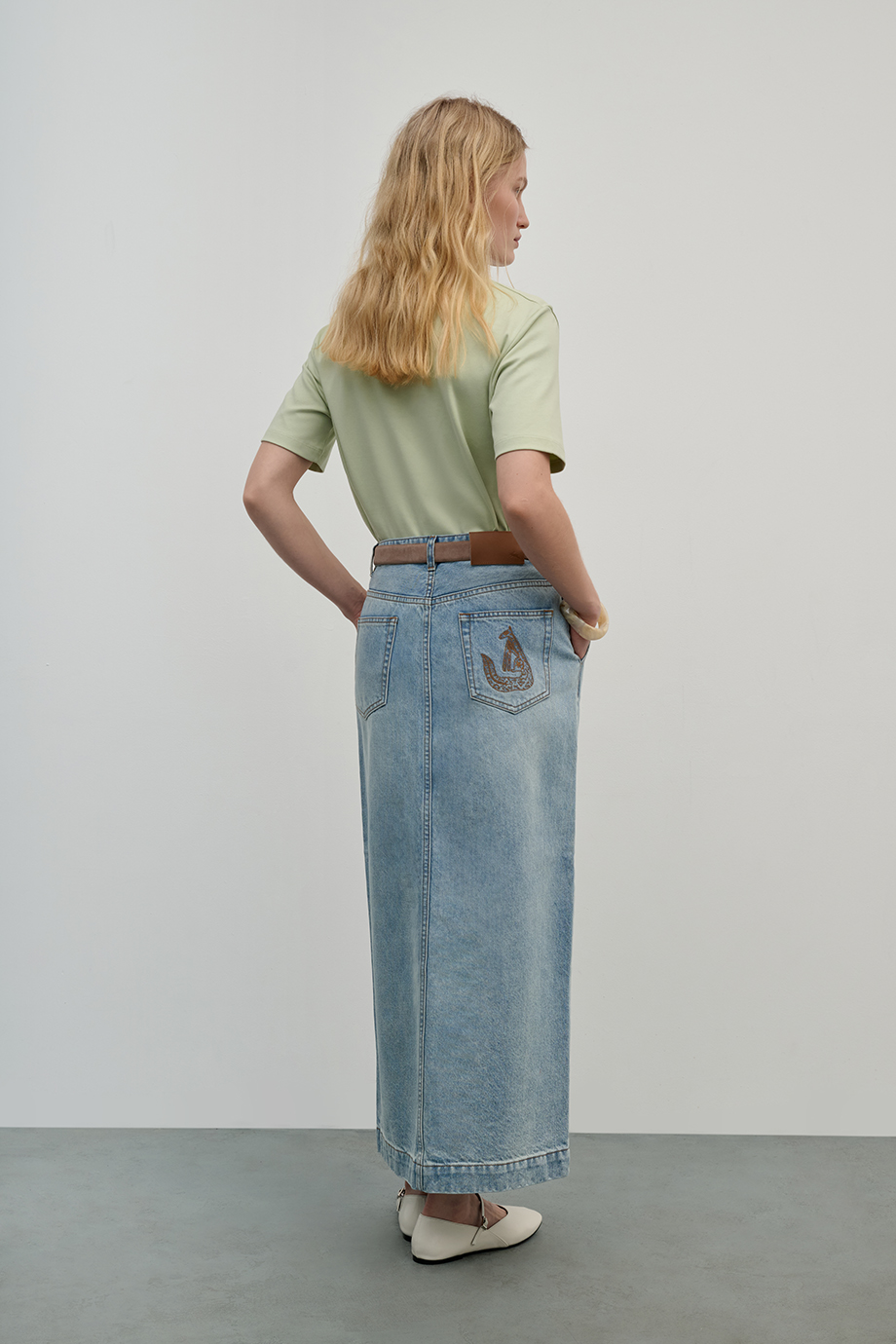 Джинсовая юбка