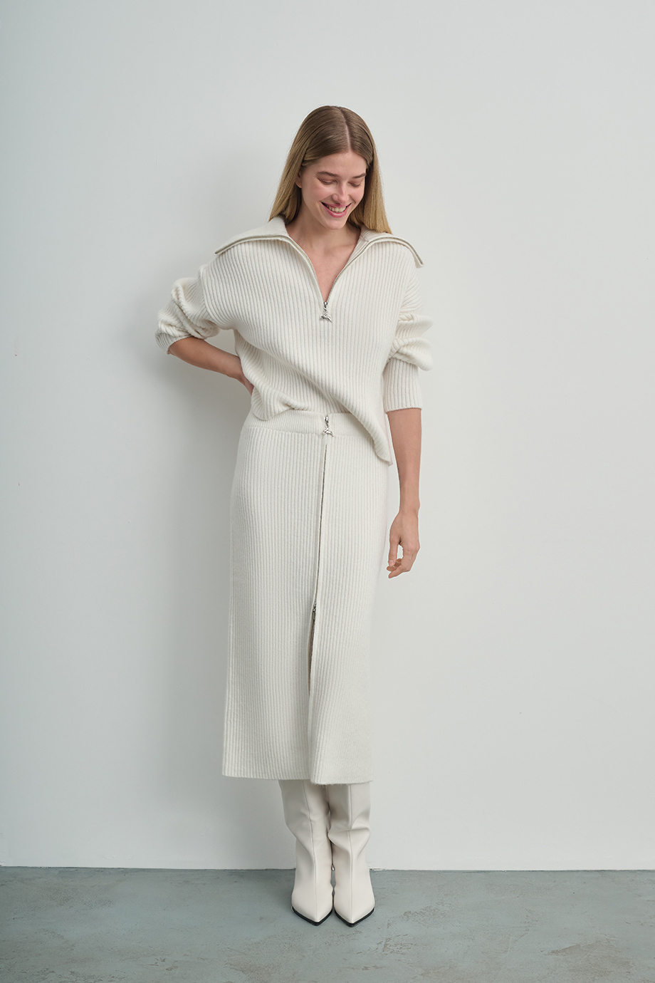 Юбка с молнией Юбка с молнией