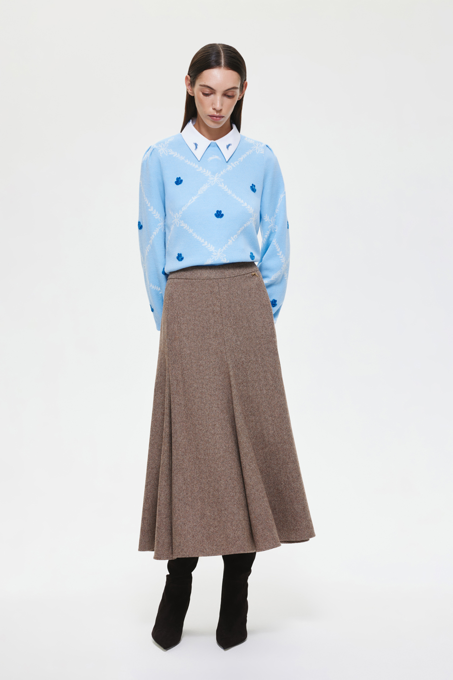 Шерстяная юбка