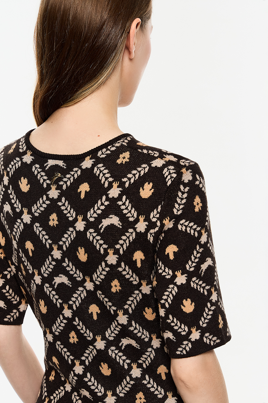 Трикотажное платье