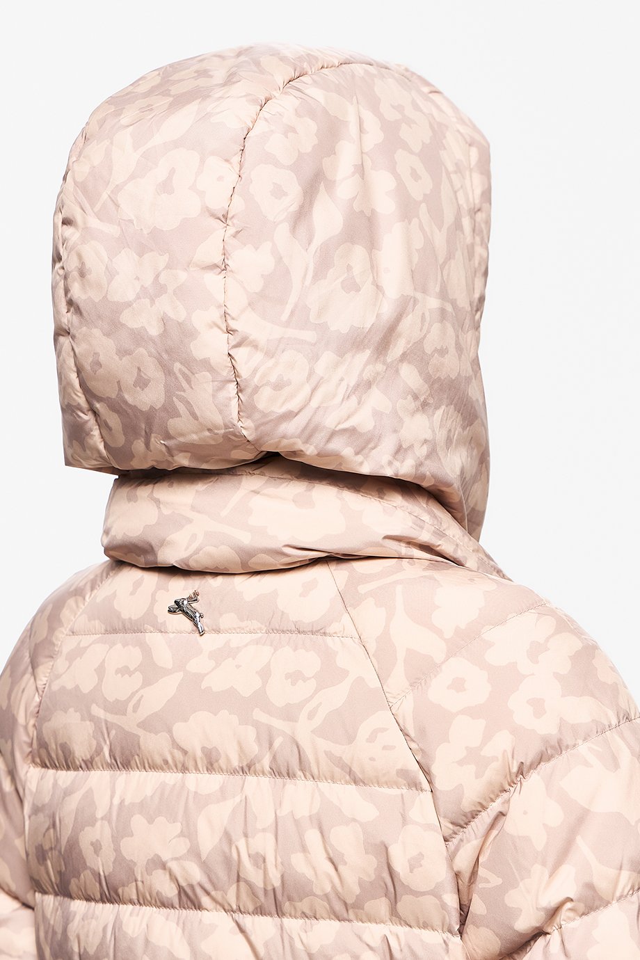 Пуховик легкий  со съемным воротником