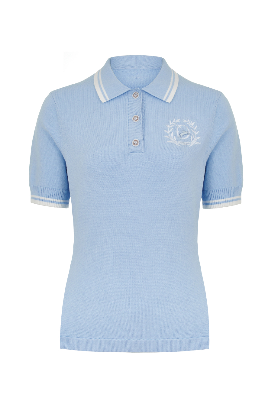 Футболка-поло с вышивкой