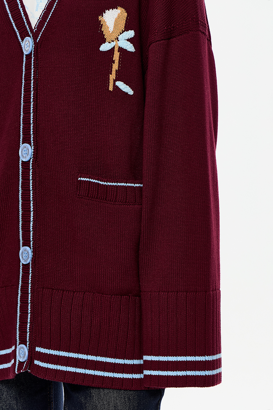 Кардиган с рисунком