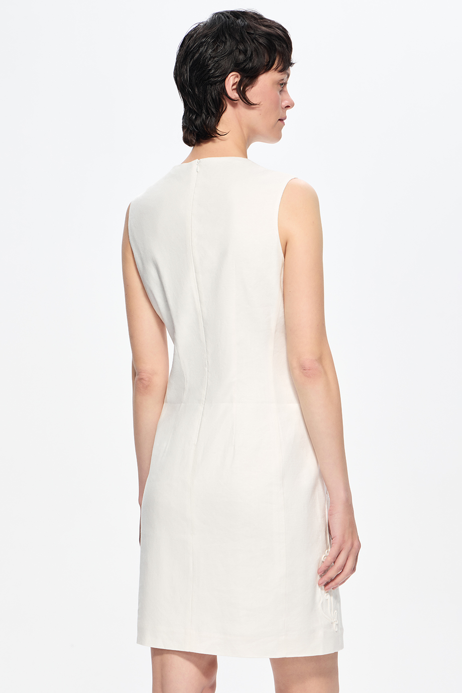 Льняное платье