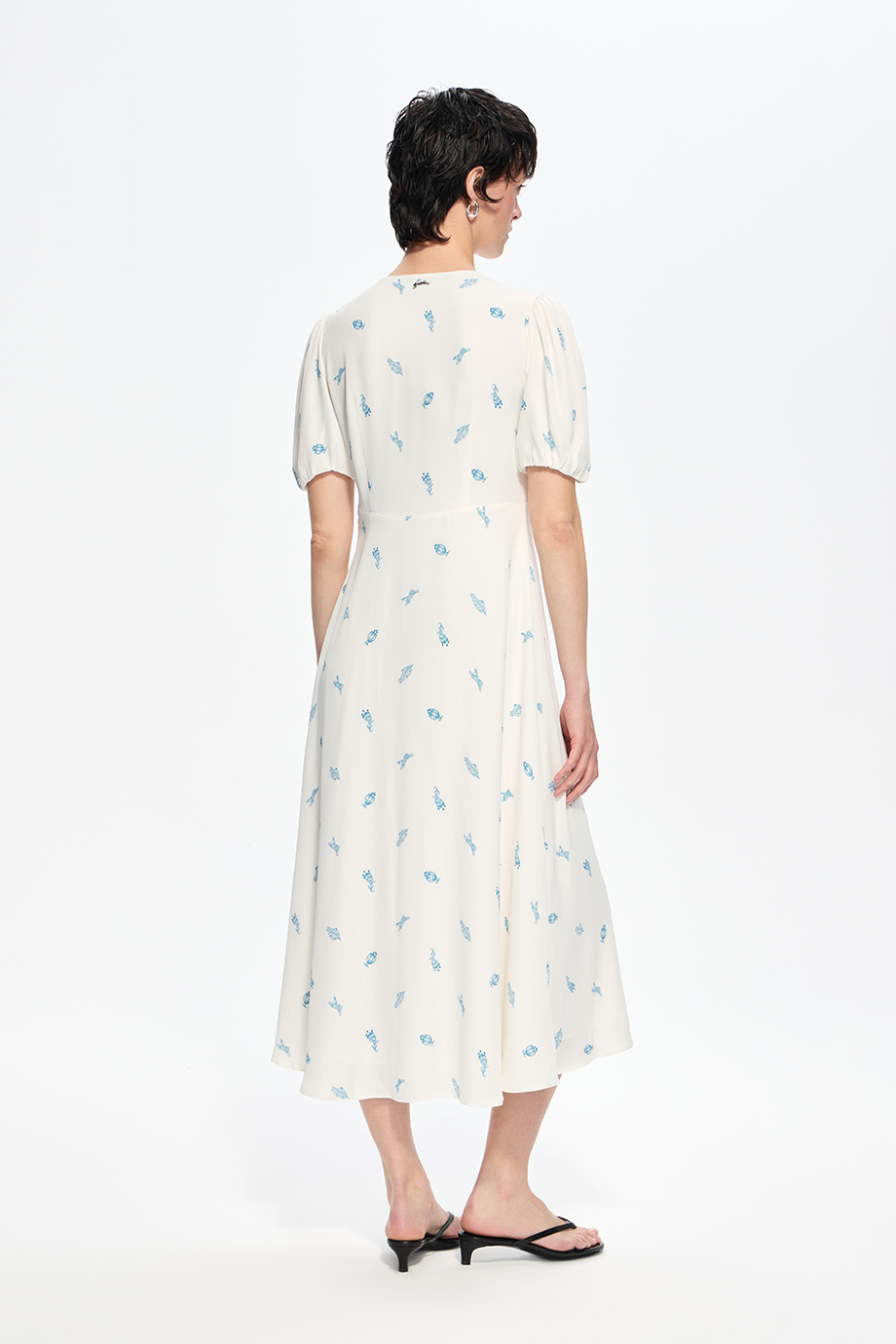 Платье с принтом