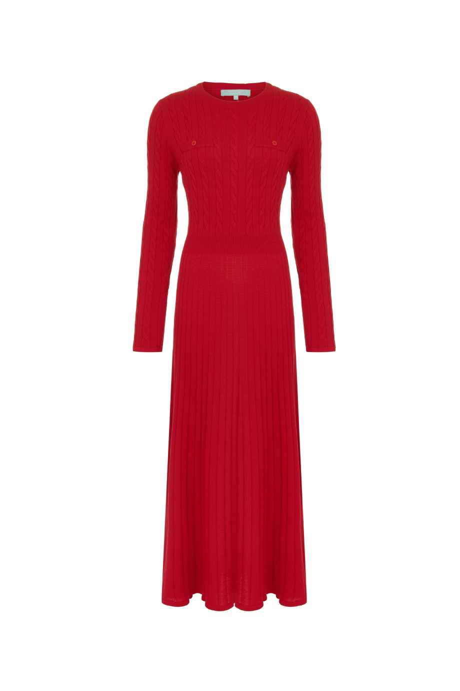 Вязаное платье