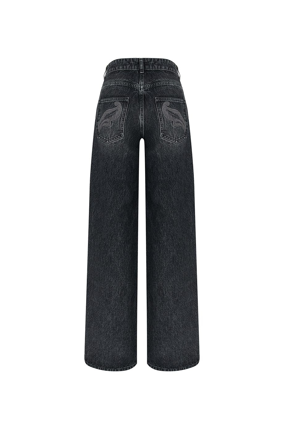 Джинсы с вышивкой