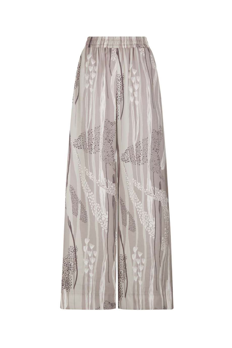 Брюки на резинке с принтом