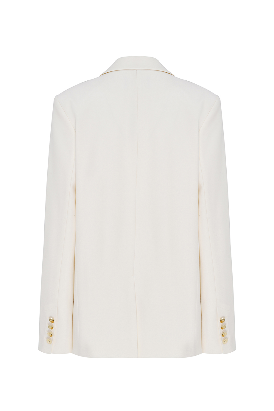 Двубортный жакет из премиальной шерсти