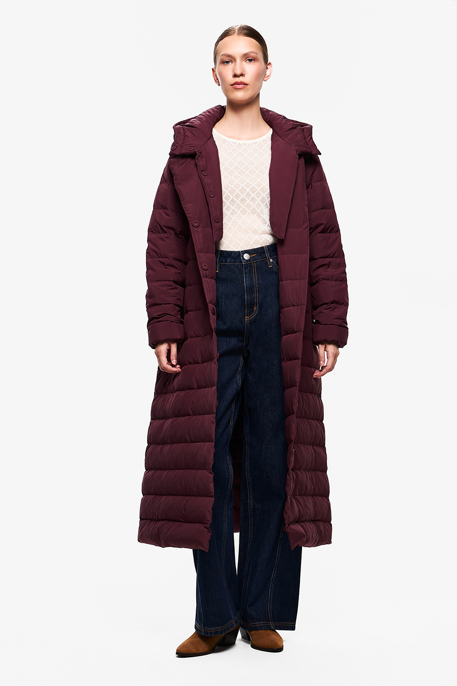 Пуховое пальто